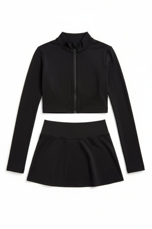 Ensemble Sport Luxe "Élite" - Top Court & Jupe